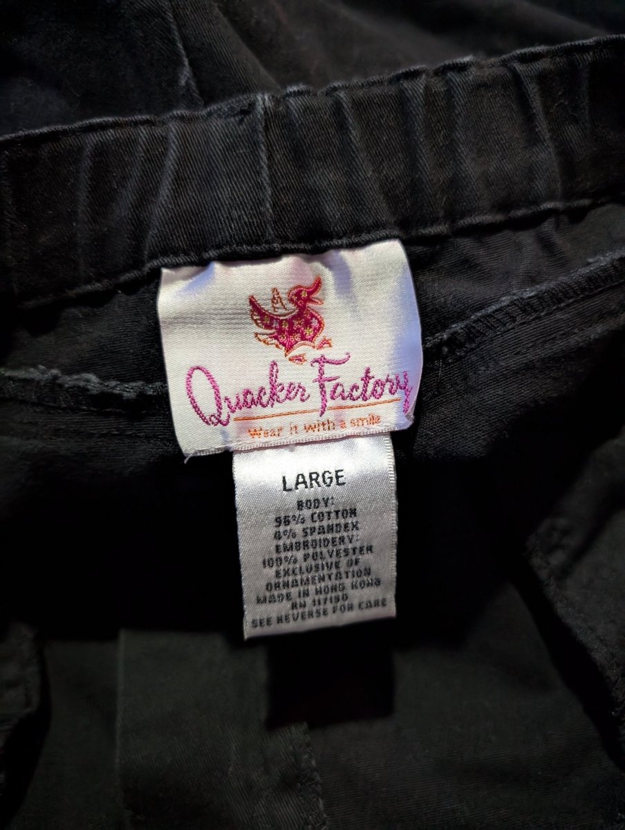 Vintage Embroidered Pumpkin Pants - Pants - ThrowbackBuys - Shiznit