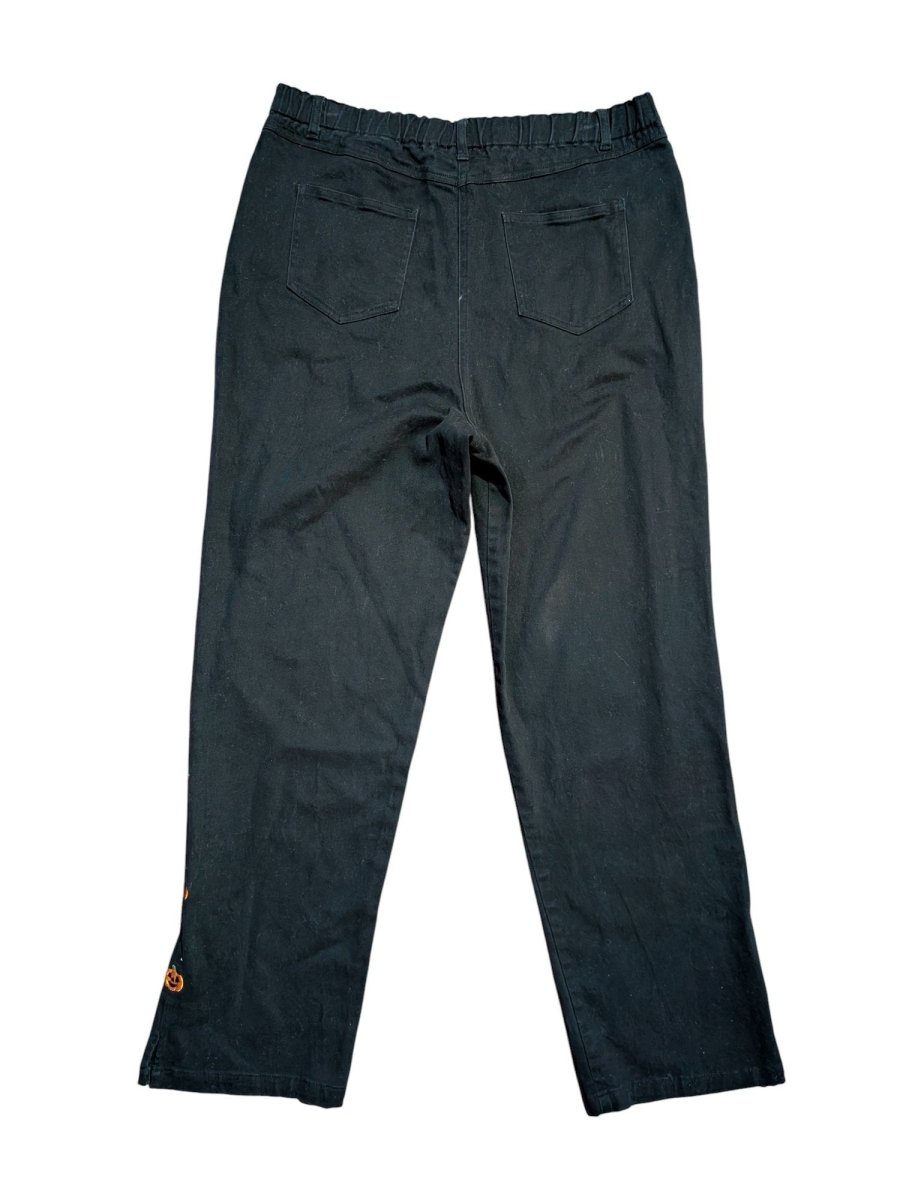 Vintage Embroidered Pumpkin Pants - Pants - ThrowbackBuys - Shiznit