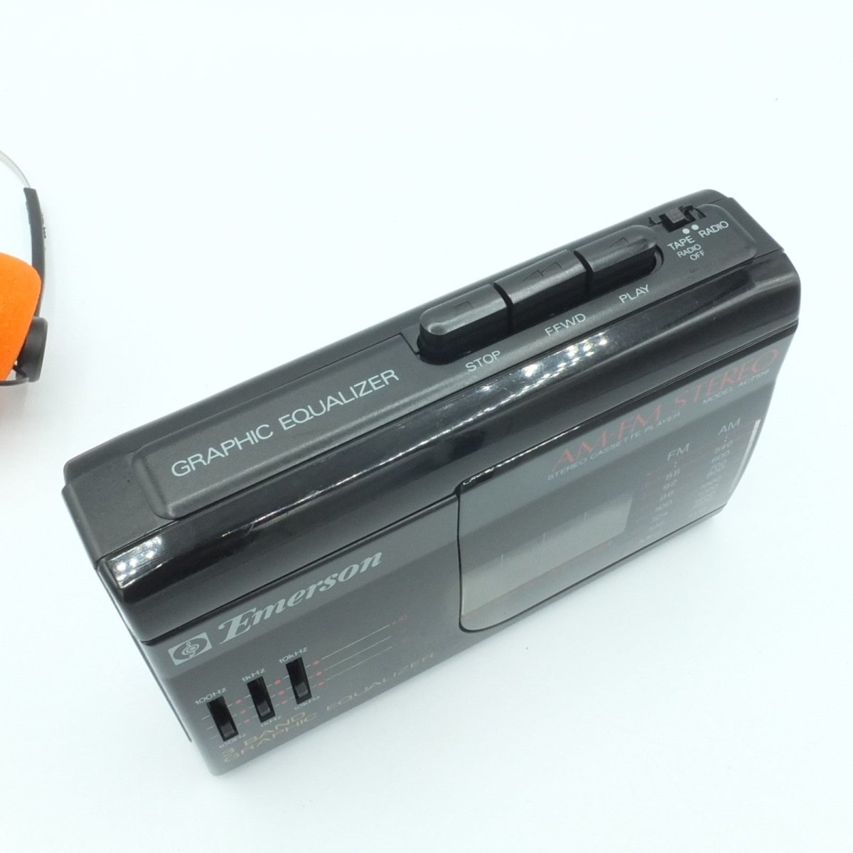 Vintage - Emerson Walkman AC2106 AM/FM Cassette Player ~ New Belts ~ Reconditioned! - Portable Audio - ThrowbackBuys - WalkmanDude