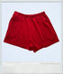 Vintage - Fruit of the Loom Womens Red Cotton Shorts - Shorts - ThrowbackBuys - ThrowbackBuys