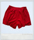 Vintage - Fruit of the Loom Womens Red Cotton Shorts - Shorts - ThrowbackBuys - ThrowbackBuys