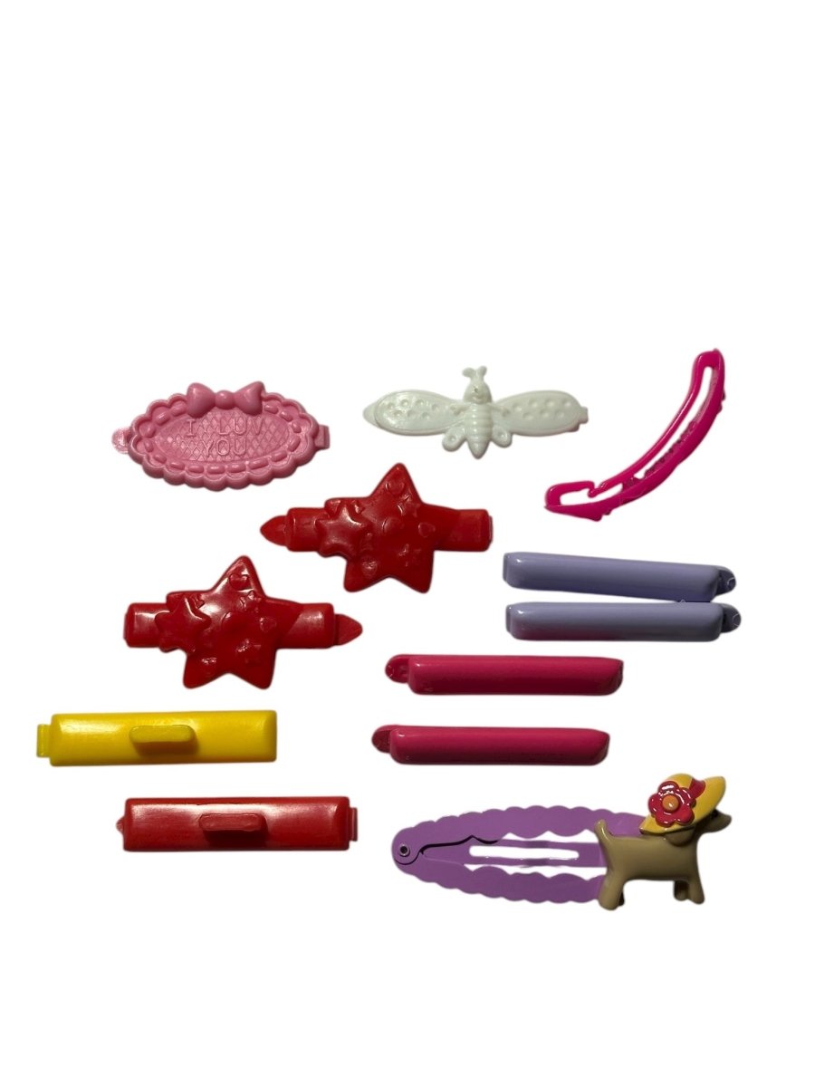 Vintage Girls Barrettes Hair clips lot 80s - Accessories - ThrowbackBuys - Abunnysvintageco