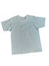 Vintage Gray Hand Painted Floral Shirt - T-Shirts - ThrowbackBuys - Shiznit