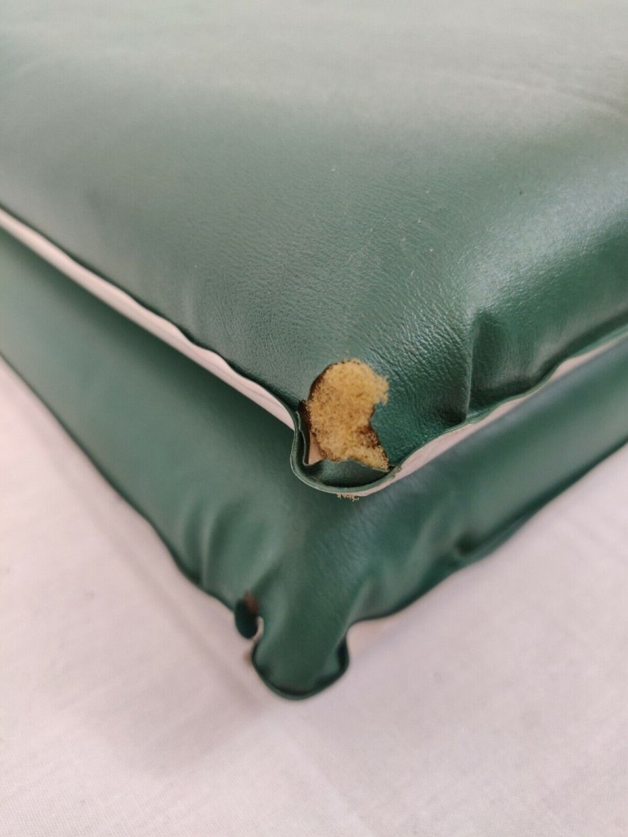 Vintage - Green Bay Packers Football (NFL) Seat Cushion Set of 2, White/Green - Sports Memorabilia - ThrowbackBuys - ResellerDoor