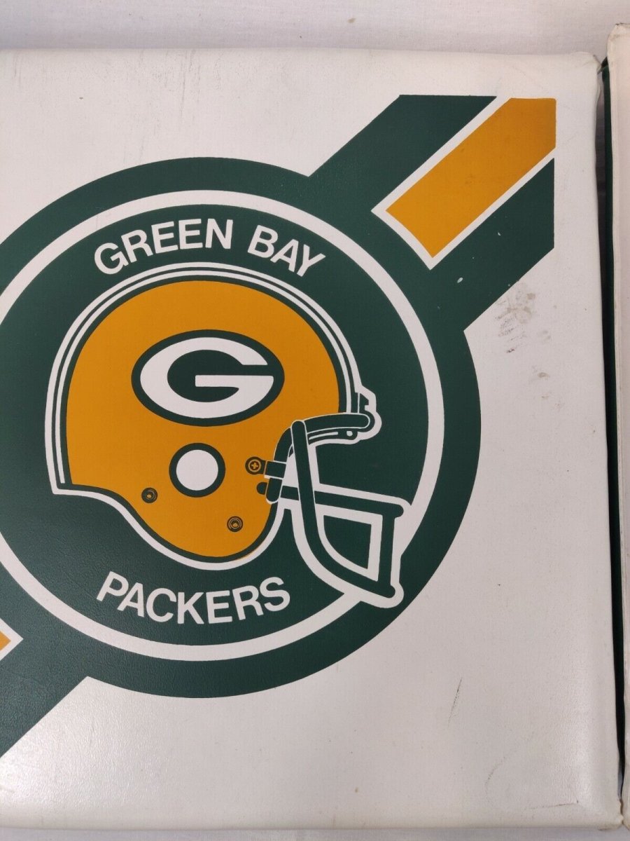 Vintage - Green Bay Packers Football (NFL) Seat Cushion Set of 2, White/Green - Sports Memorabilia - ThrowbackBuys - ResellerDoor