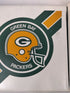 Vintage - Green Bay Packers Football (NFL) Seat Cushion Set of 2, White/Green - Sports Memorabilia - ThrowbackBuys - ResellerDoor