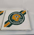 Vintage - Green Bay Packers Football (NFL) Seat Cushion Set of 2, White/Green - Sports Memorabilia - ThrowbackBuys - ResellerDoor