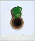Vintage - Green Gecko Pencil Holder With Barrel Storage - Decor - ThrowbackBuys - ThrowbackBuys