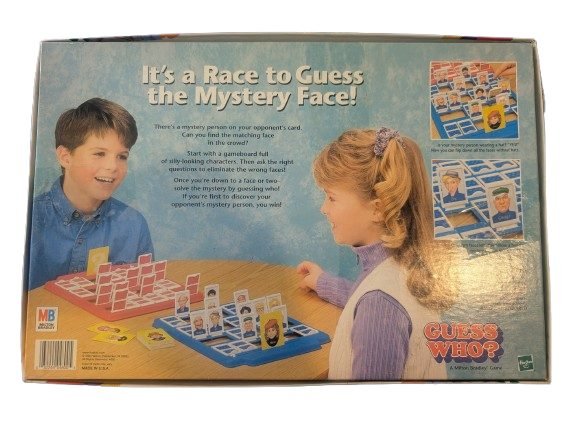 Vintage Guess Who Game by Milton Bradley - Complete & Good Condition - (1998) - Board Games - ThrowbackBuys -Slaqr Retro Gaming & Collectibles