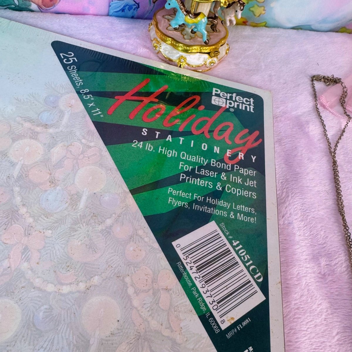 Vintage Holiday Stationery - 1990s Christmas Sealed Pack - Paper Goods - ThrowbackBuys - Starbunnyvintage