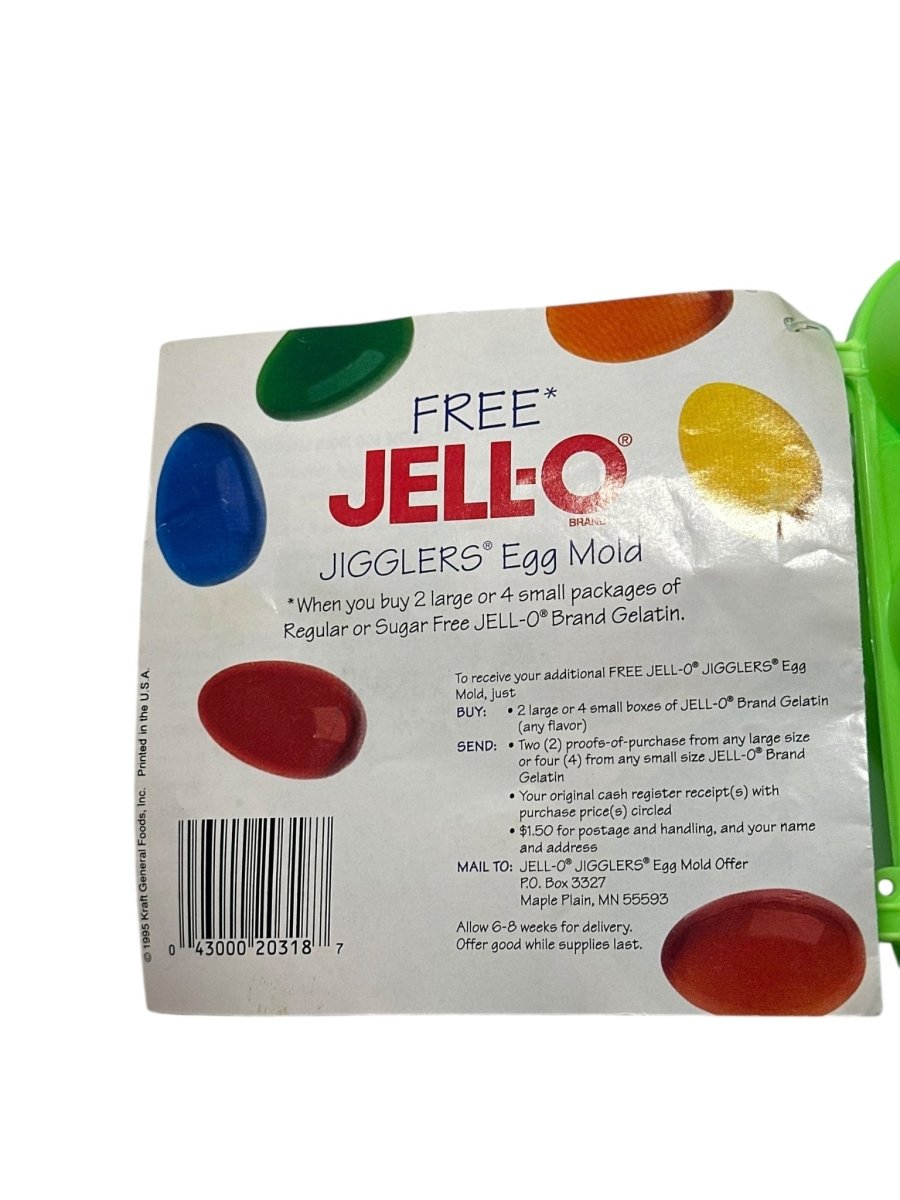 Vintage JELL - O Jigglers Easter Egg Mold 1995 - ThrowbackBuys - Abunnysvintageco