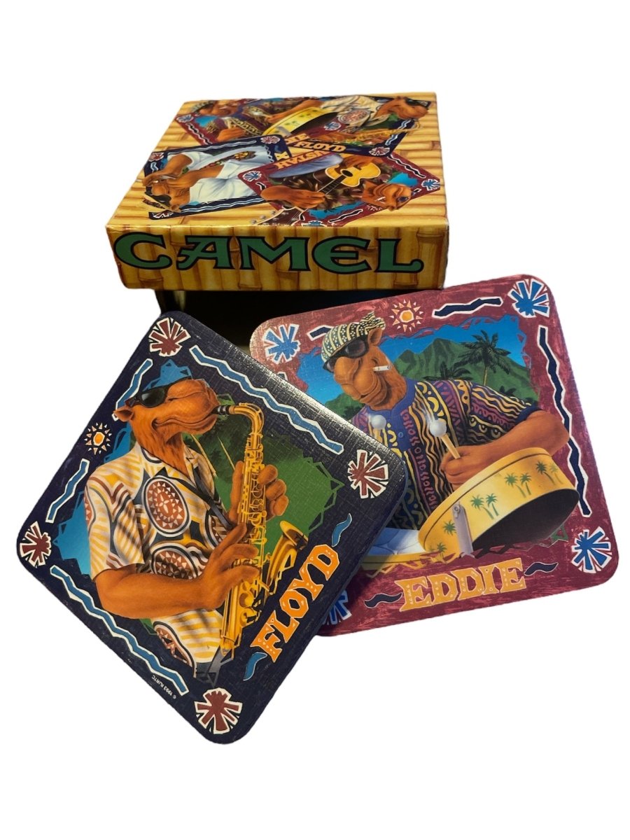 Vintage Joe Camel Drink Coasters - Accessories - ThrowbackBuys - Shiznit