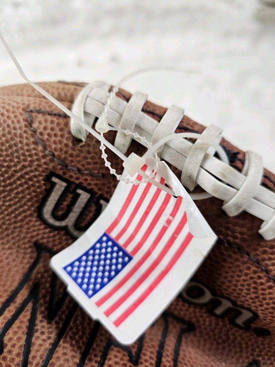 Vintage John Elway Signed Autograph Official NFL Wilson Football Paul tagliabue - Sports Memorabilia - ThrowbackBuys - The Thrifty Gypsyy Shop