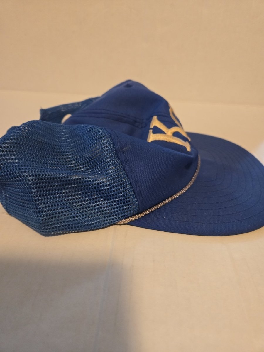 Vintage Kansas City Royals Hat Snapback Hat With 25th Anniversary Pin - Hats - ThrowbackBuys - Amanda's Awesome Finds