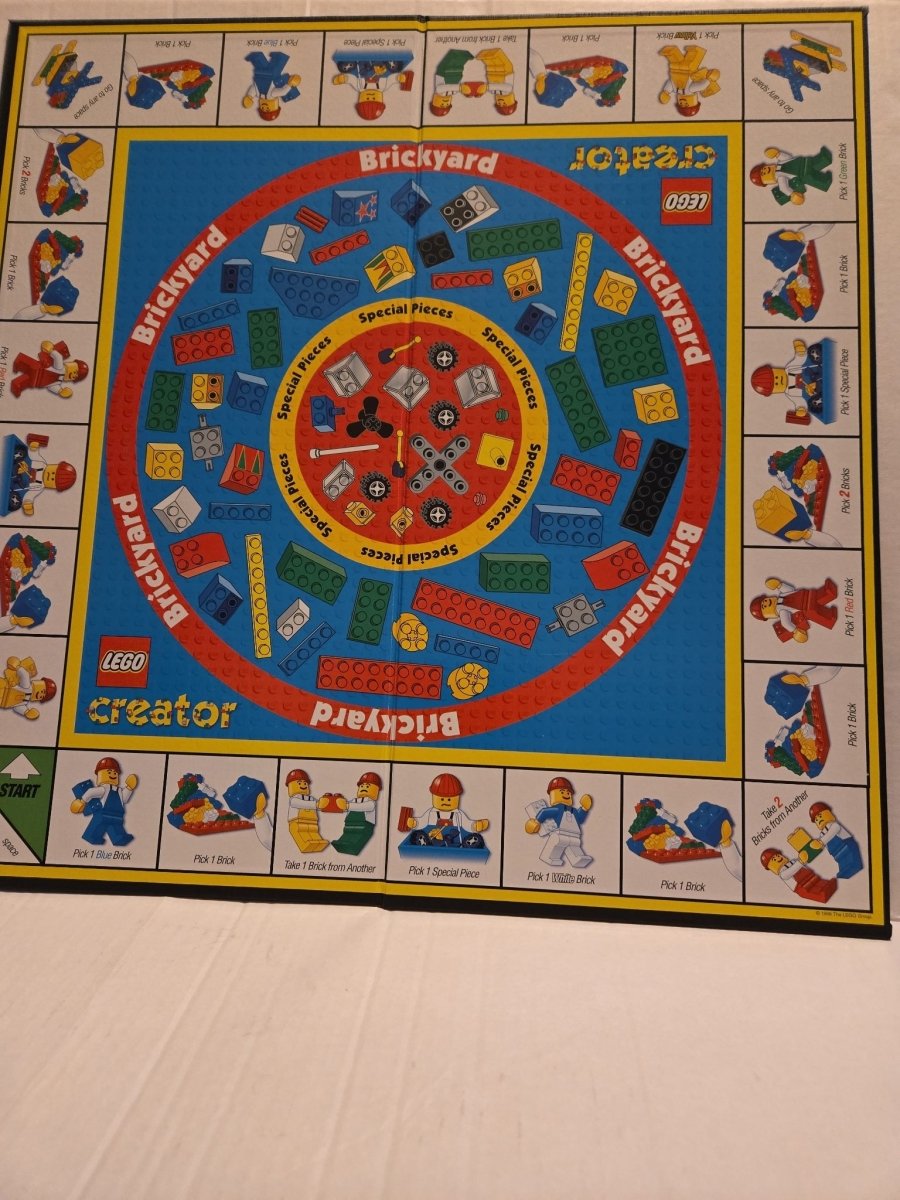 Vintage LEGO Creator The Race To Build It Complete Board Game - Board Games - ThrowbackBuys -Amanda's Awesome Finds