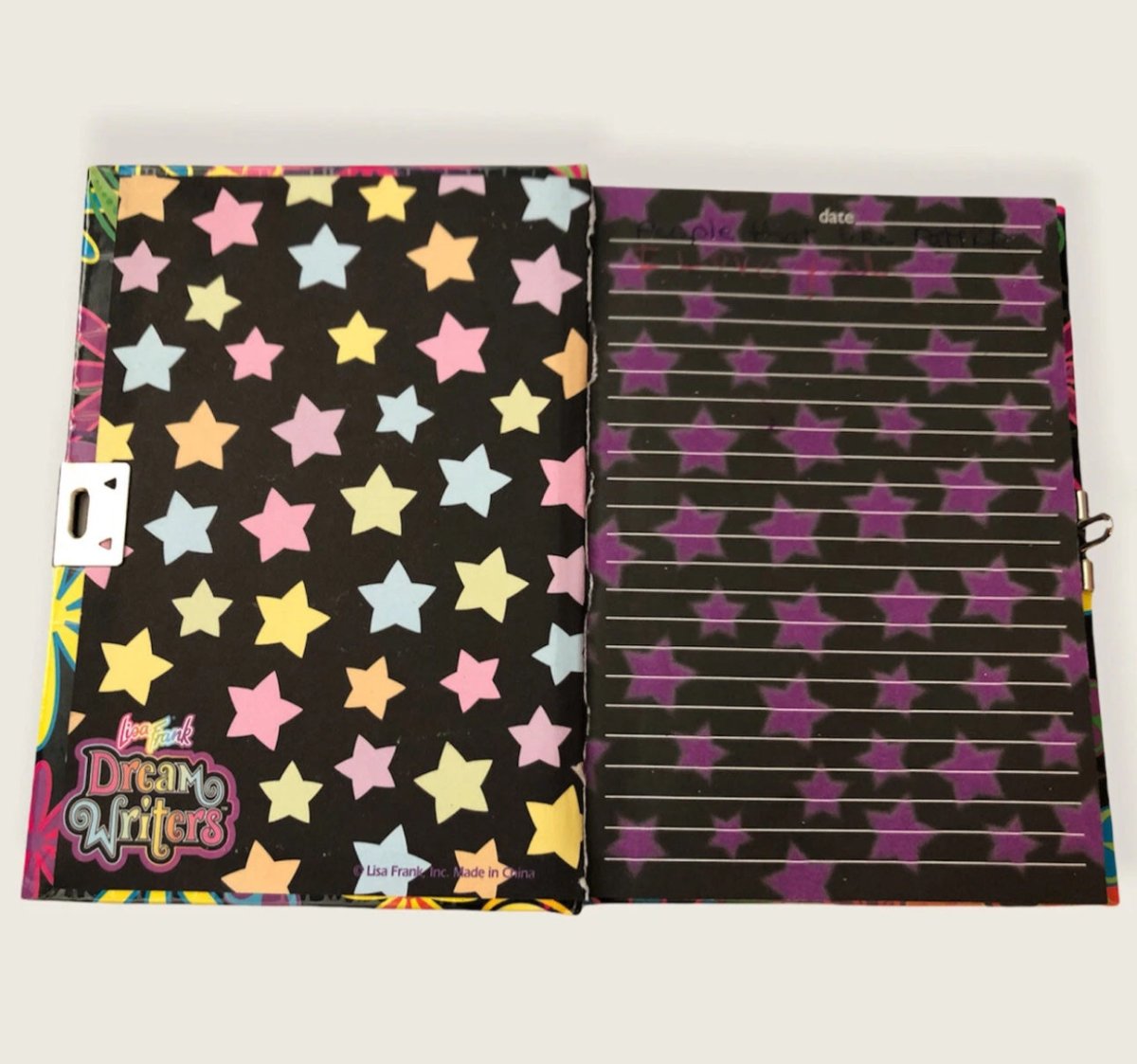Vintage Lisa Frank Dream Writer Journal Notebook Diary - Paper Goods - ThrowbackBuys - Abunnysvintageco