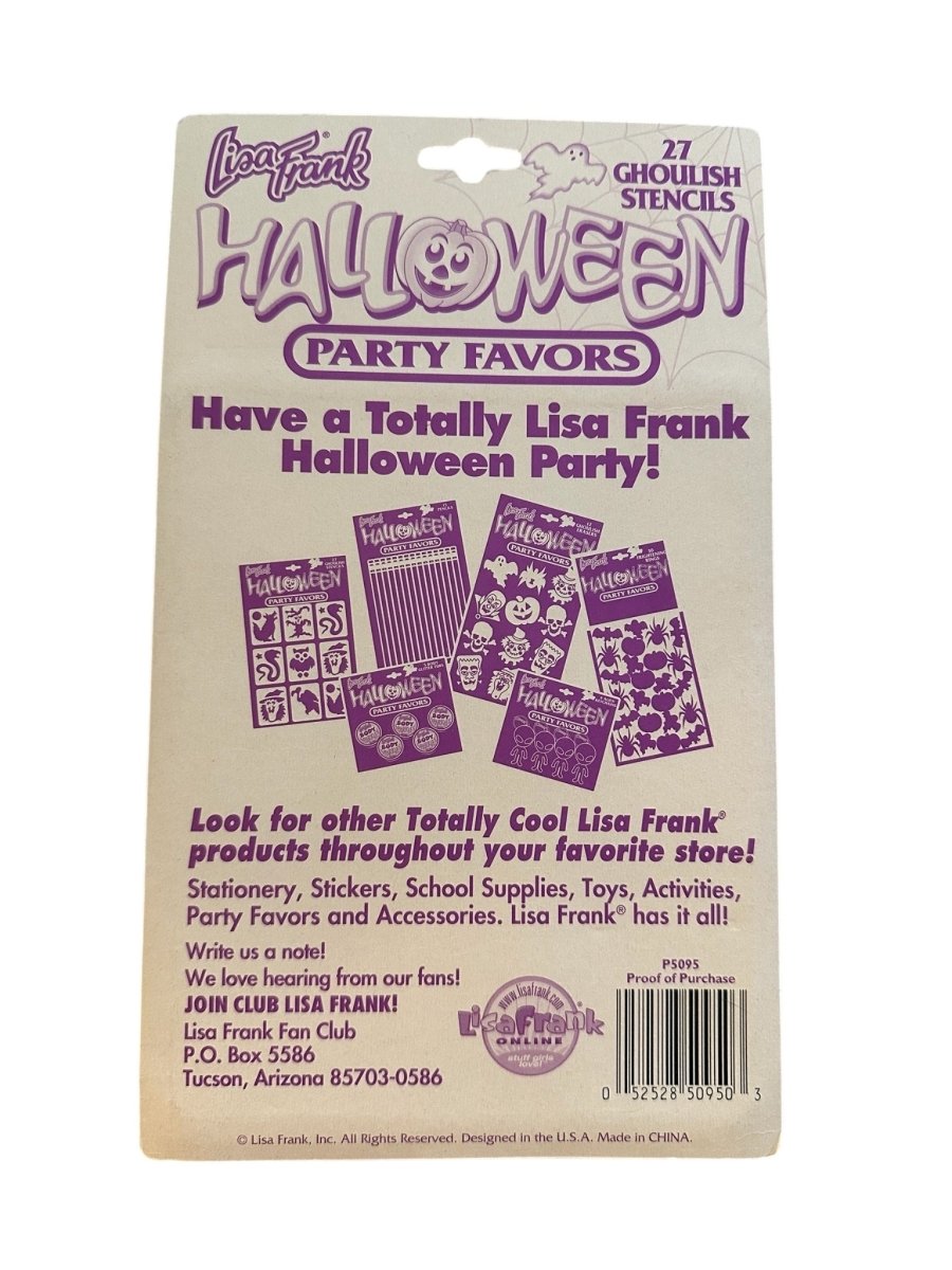 Vintage – Lisa Frank: Halloween Stencils - Paper Goods - ThrowbackBuys - Abunnysvintageco