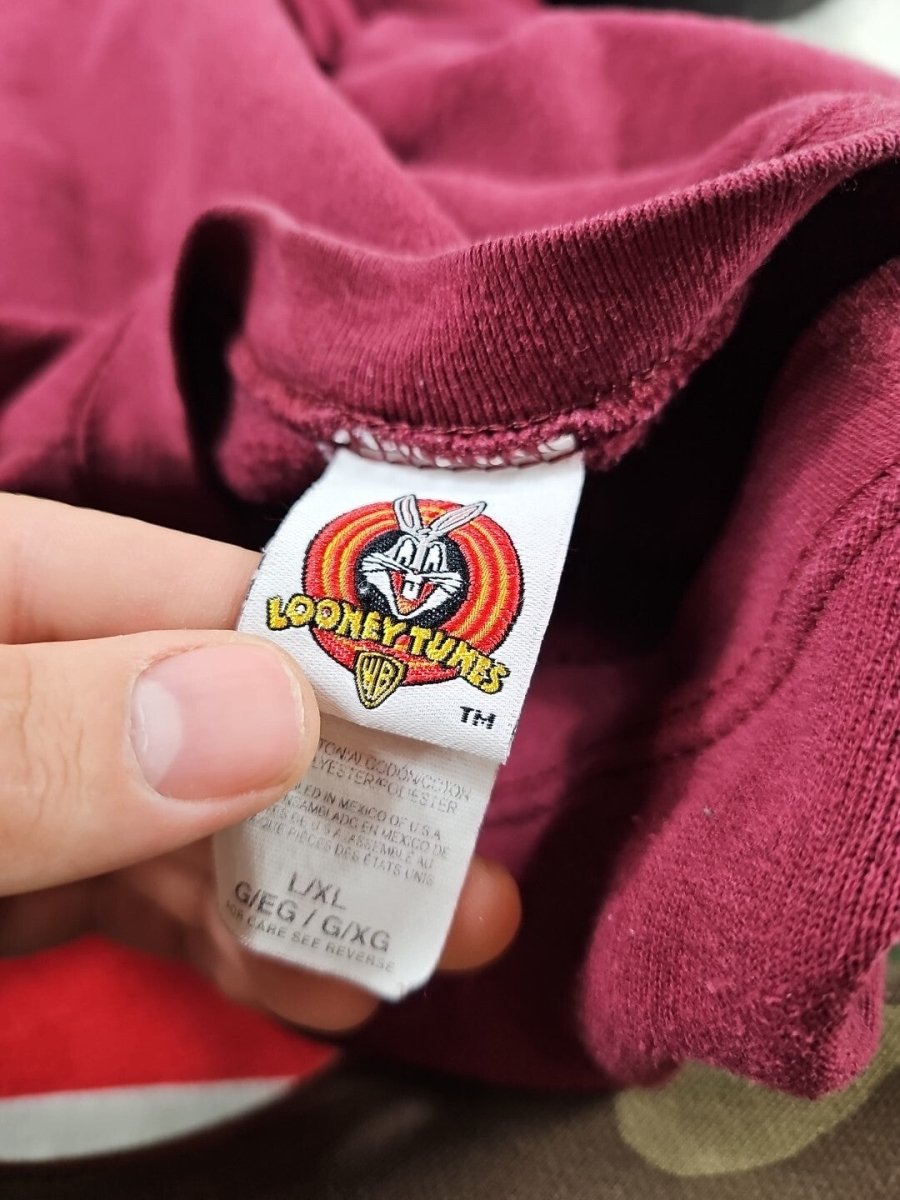 Vintage Looney Tunes Tweety Sylvester Autumn Fall Crewneck Sweatshirt Large/XL - Sweatshirts - ThrowbackBuys - The Thrifty Gypsyy Shop