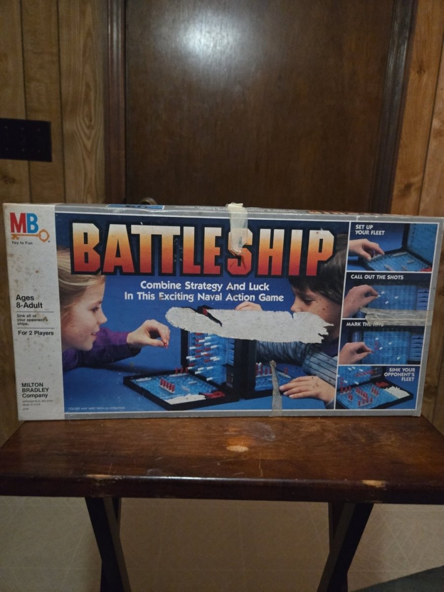 Vintage Milton Bradley Battleship 1984 Board Game Complete - Board Games - ThrowbackBuys - Amanda's Awesome Finds