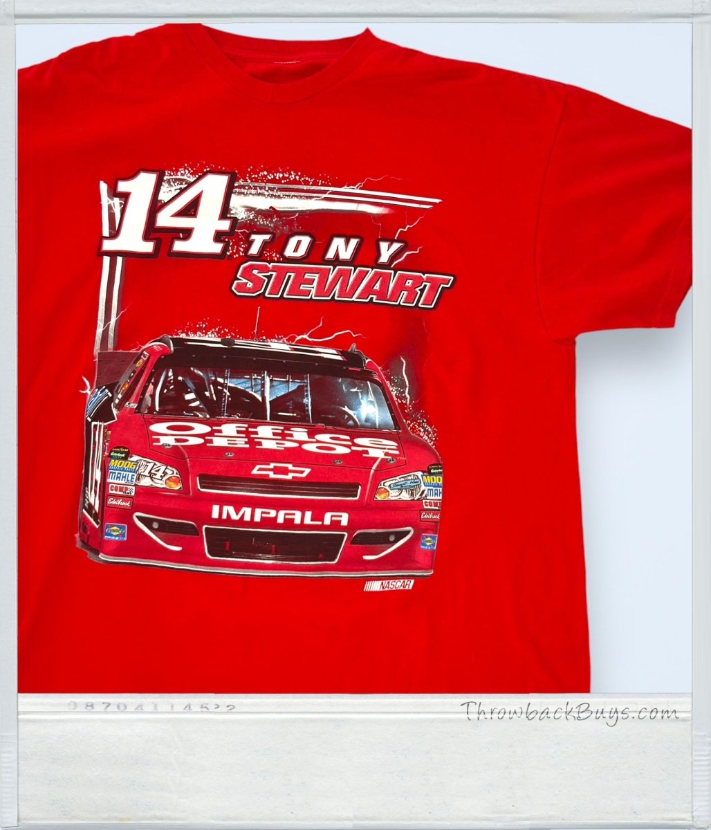 Vintage - NASCAR Tony Stewart Racing 14 Men's T-Shirt XXL - T-Shirts - ThrowbackBuys - ThrowbackBuys