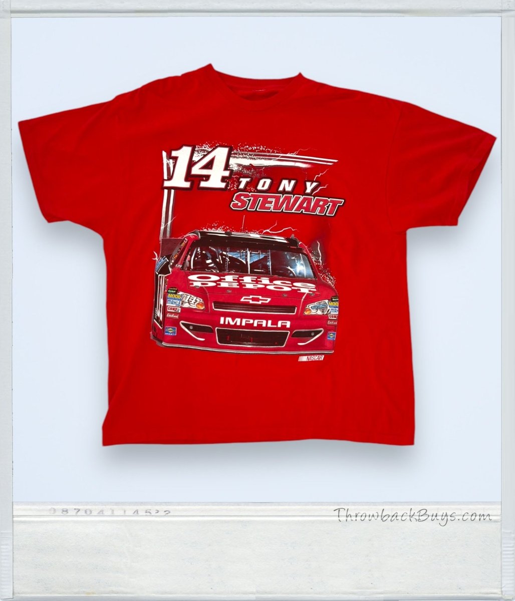 Vintage - NASCAR Tony Stewart Racing 14 Men's T-Shirt XXL - T-Shirts - ThrowbackBuys - ThrowbackBuys