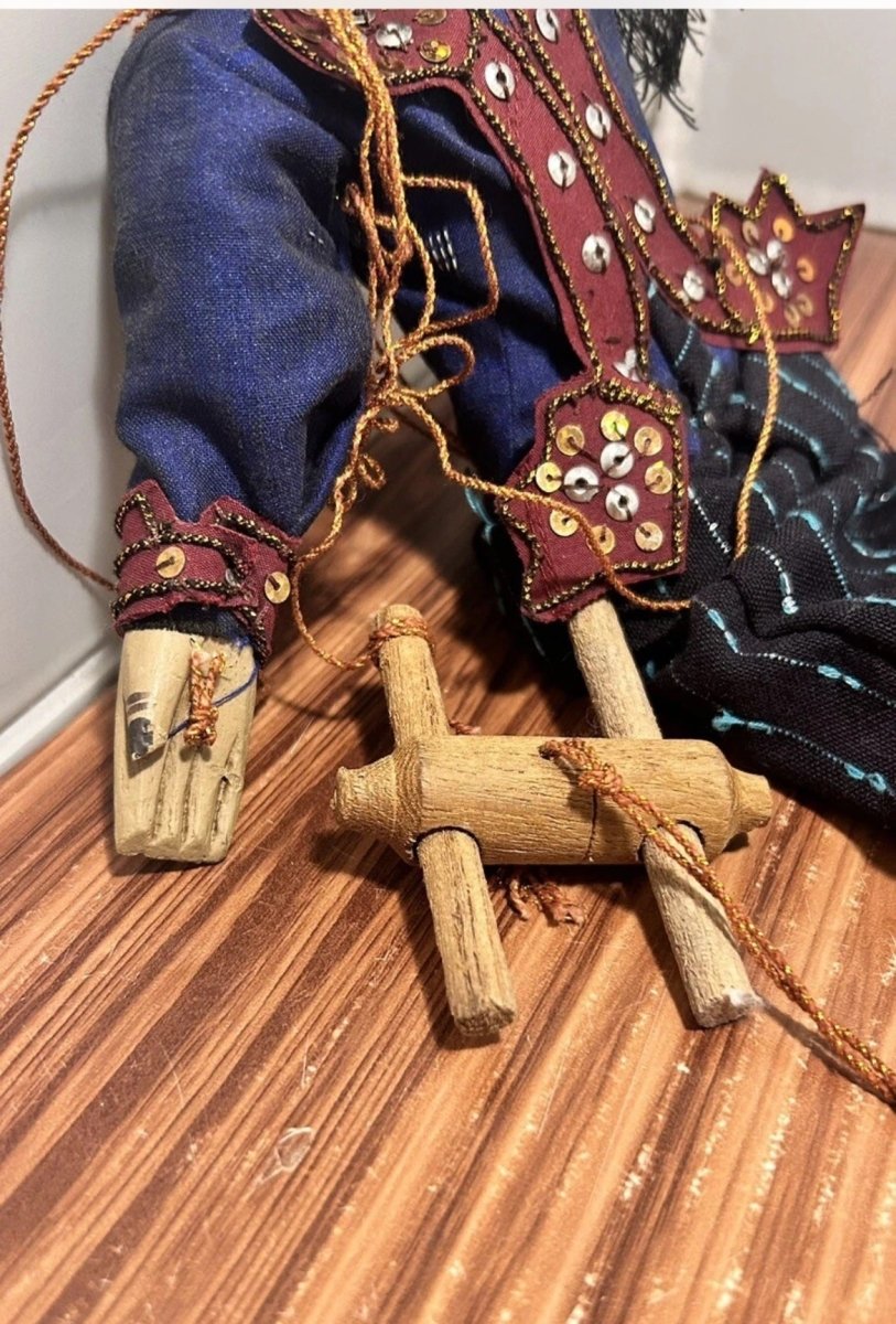 Vintage Nat Marionette 10” Inches South East Asia - Decor - ThrowbackBuys - Raybar121