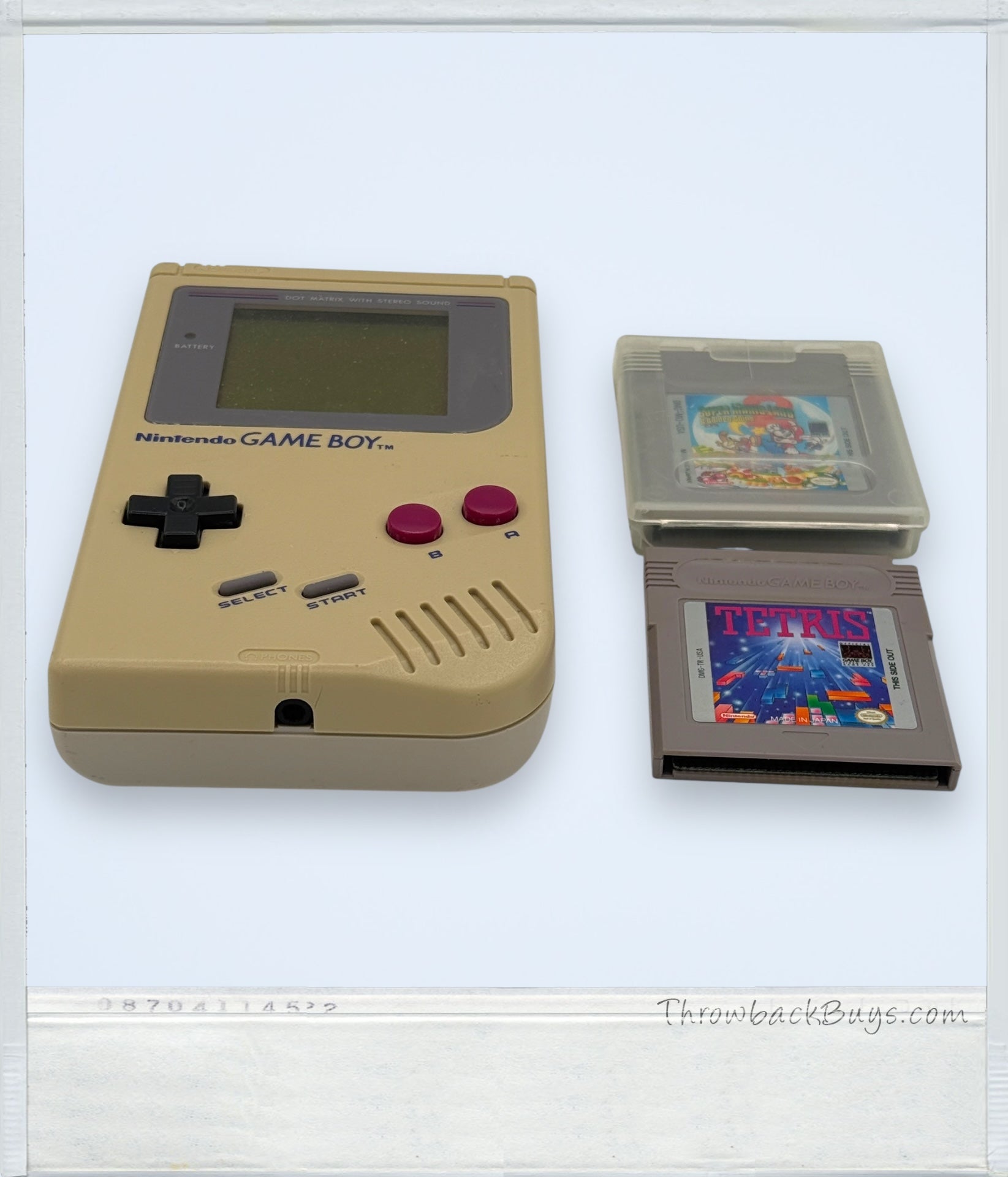 Vintage - Nintendo Gameboy w/Gamemate Storage Case & 2 Games