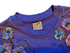 Vintage Painted Purple Flowers Crop Top - Shirts - ThrowbackBuys - Shiznit