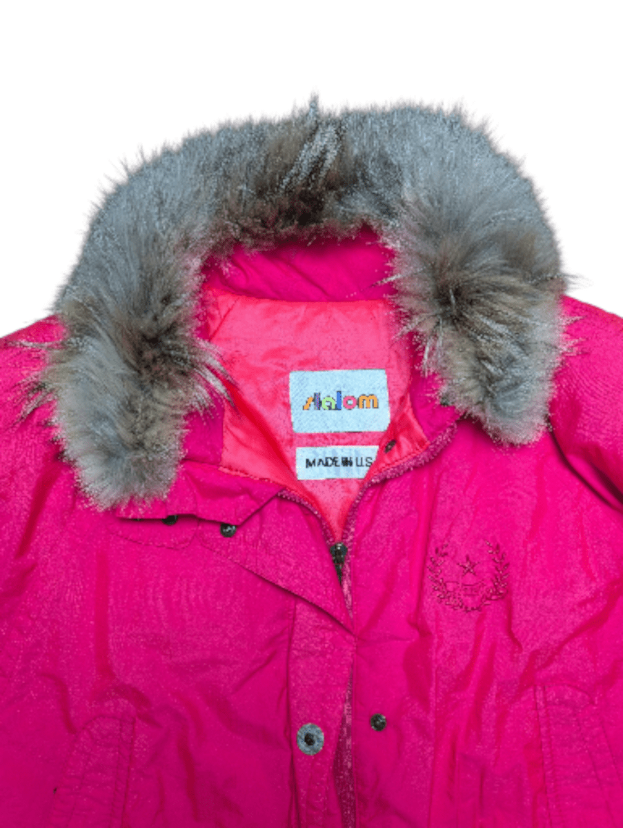 Vintage Pink Slalom Ski Jacket - Jackets - ThrowbackBuys - Shiznit