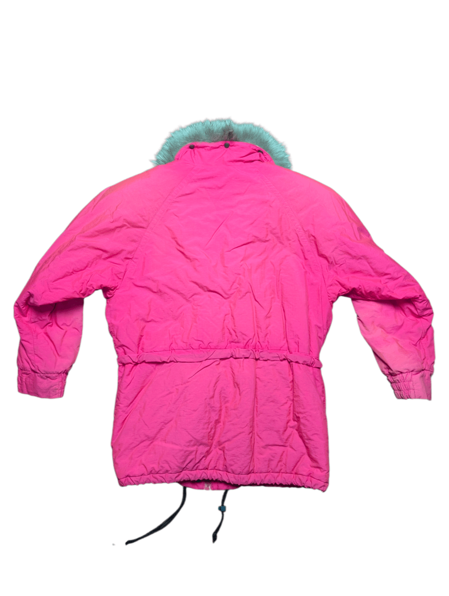 Vintage Pink Slalom Ski Jacket - Jackets - ThrowbackBuys - Shiznit