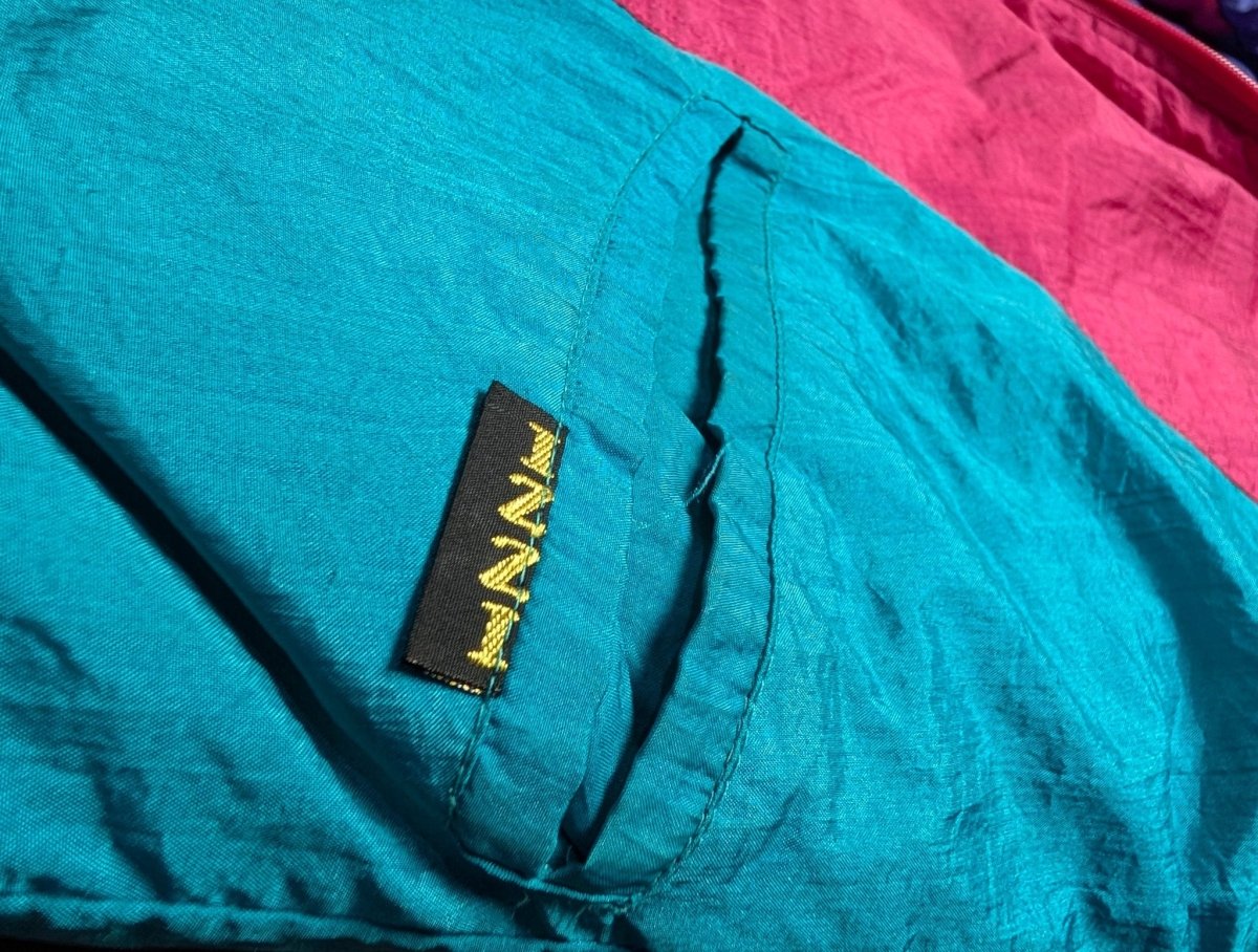 Vintage Pink & Teal IZZI Ski Jacket - Jackets - ThrowbackBuys - Shiznit