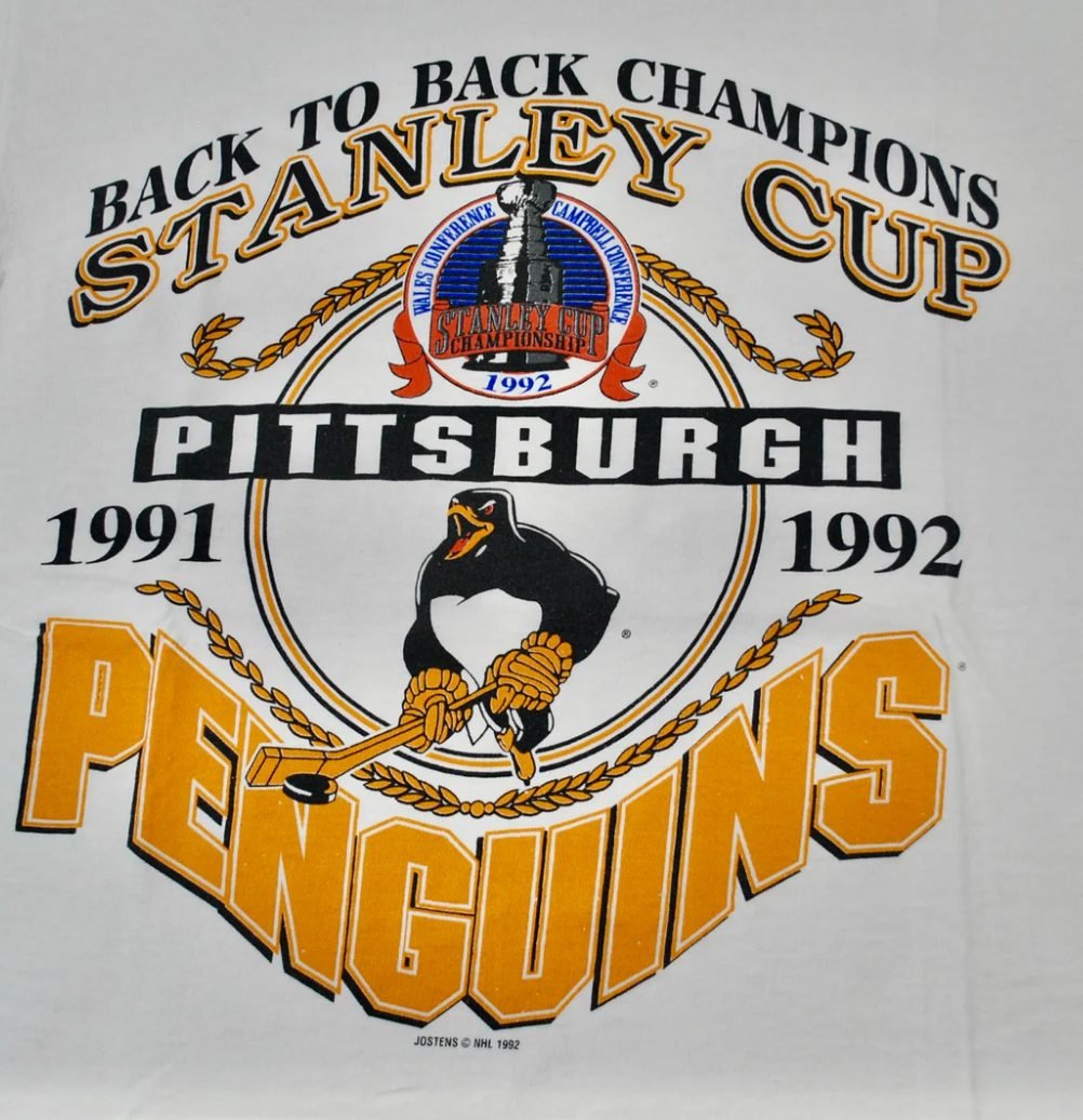 Vintage Pittsburgh Penguins 1992 Stanley Cup Shirt Size Medium - T-Shirts - ThrowbackBuys -Yesterday's Attic