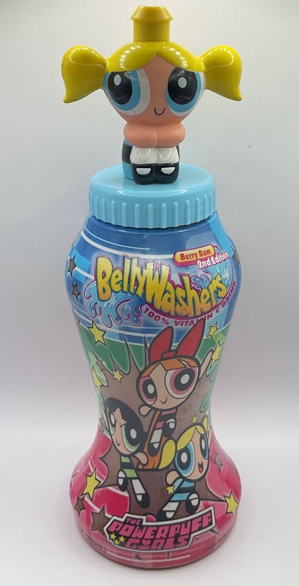 Vintage Powerpuff Girls Belly Washers Empty Bottle BUBBLES 2nd Edition CN - Accessories - ThrowbackBuys -Just_in_collections