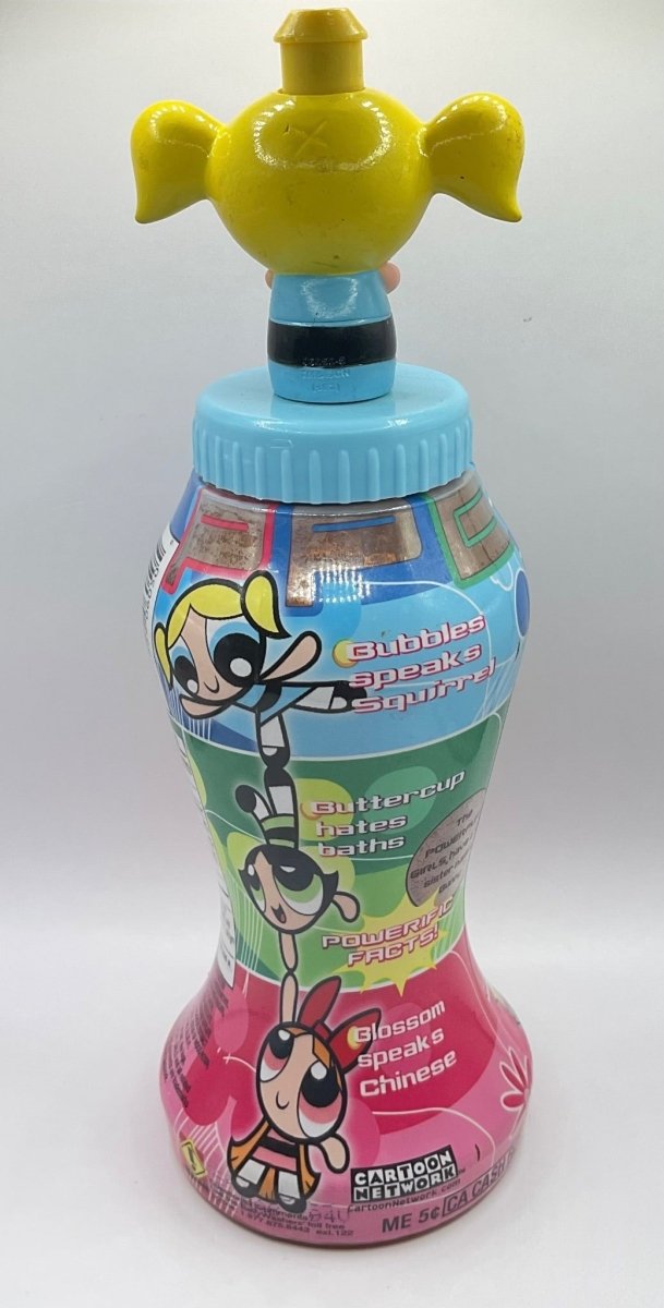 Vintage Powerpuff Girls Belly Washers Empty Bottle BUBBLES 2nd Edition CN - Accessories - ThrowbackBuys -Just_in_collections