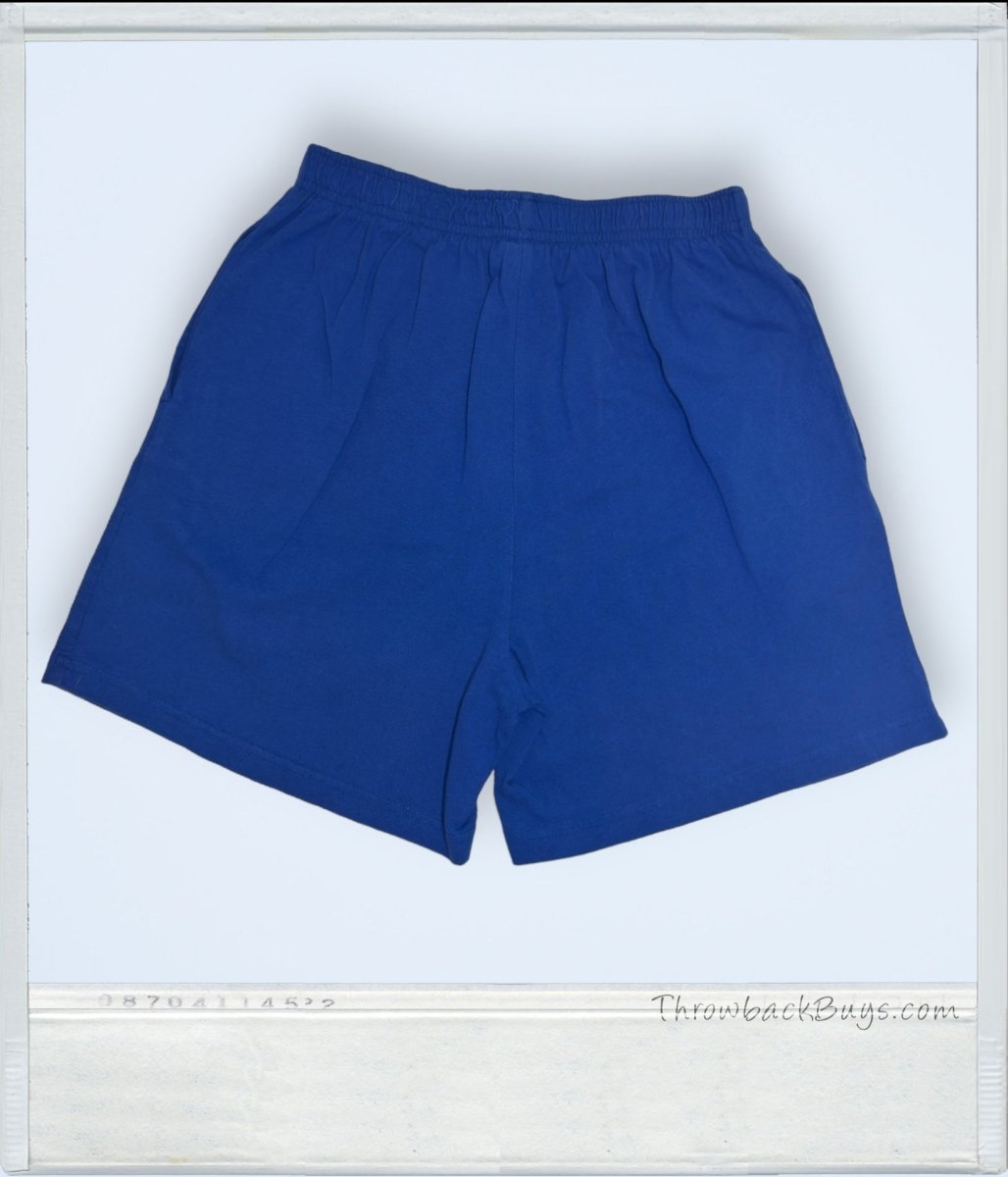 Vintage - Pro Spirit Blue Cotton Athletic Shorts Women's - Shorts - ThrowbackBuys - ThrowbackBuys
