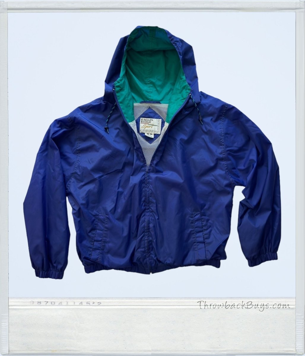 Vintage - Purple Eagles Ridge Sport Nylon Windbreaker - Jackets - ThrowbackBuys - ThrowbackBuys