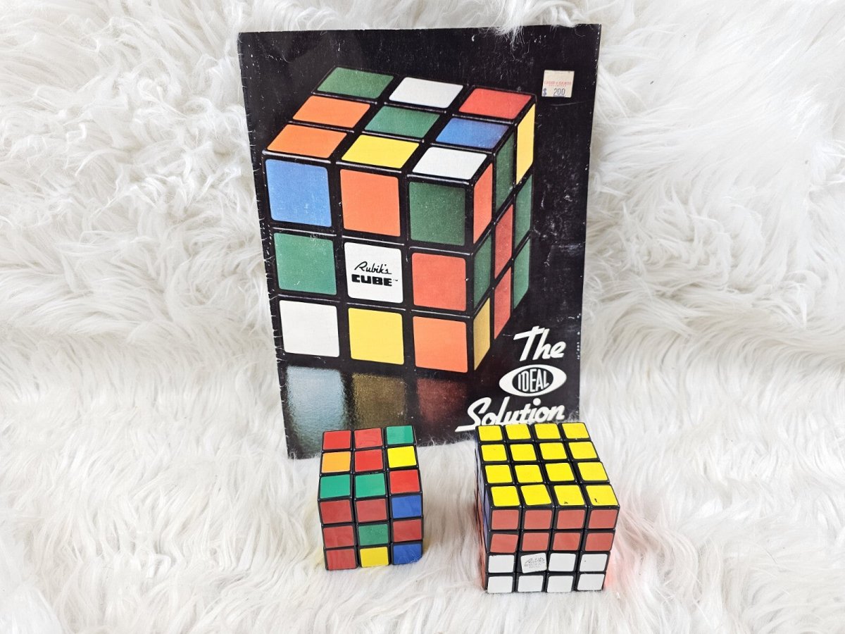 Vintage - Rubiks Cube Octagonal Prism Barrel Chex Puzzle Guide Lot - Puzzles - ThrowbackBuys - The Thrifty Gypsyy Shop