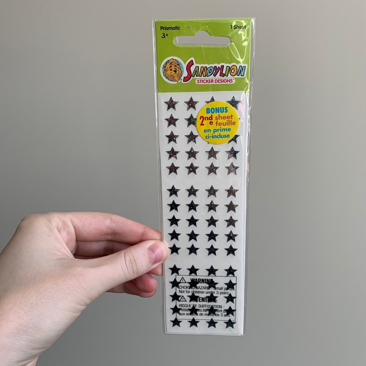 Vintage Sandylion Sealed Sticker Sheets Tools Stars Bubbles Money - Memorabilia - ThrowbackBuys - NostalgicEpisodes