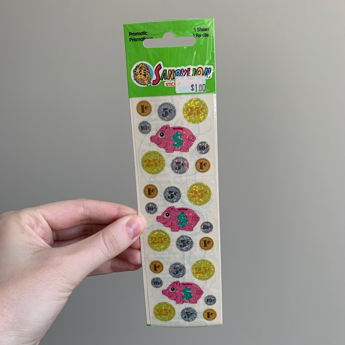 Vintage Sandylion Sealed Sticker Sheets Tools Stars Bubbles Money - Memorabilia - ThrowbackBuys - NostalgicEpisodes
