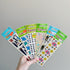 Vintage Sandylion Sealed Sticker Sheets Tools Stars Bubbles Money - Memorabilia - ThrowbackBuys - NostalgicEpisodes
