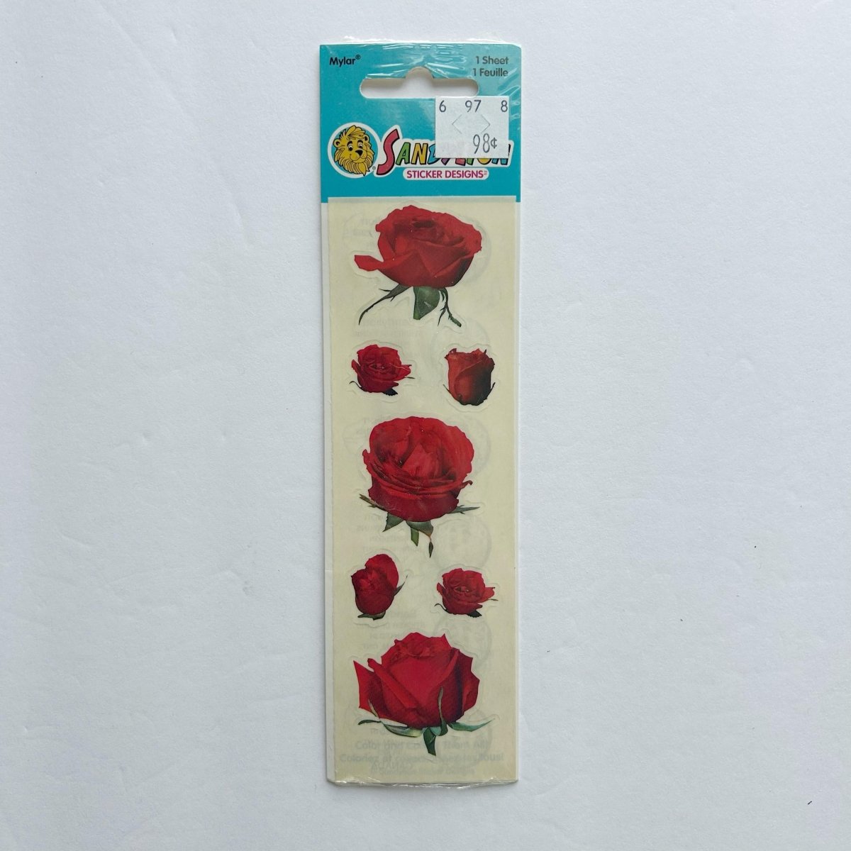 Vintage Sandylion Sealed Sticker Sheets Tools Stars Bubbles Money - Memorabilia - ThrowbackBuys - NostalgicEpisodes