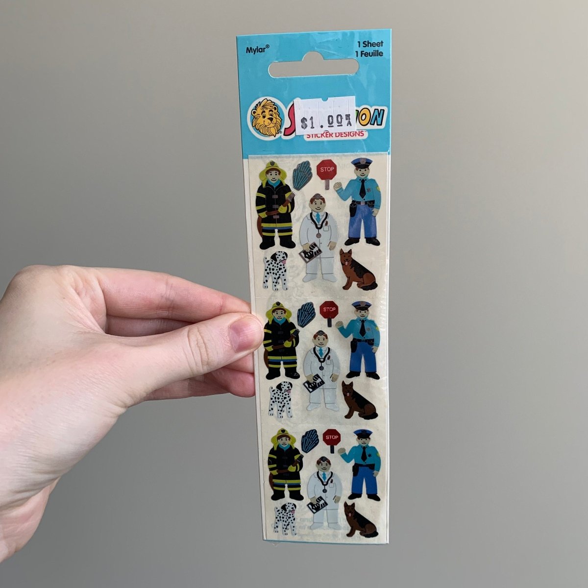 Vintage Sandylion Sealed Sticker Sheets Tools Stars Bubbles Money - Memorabilia - ThrowbackBuys - NostalgicEpisodes