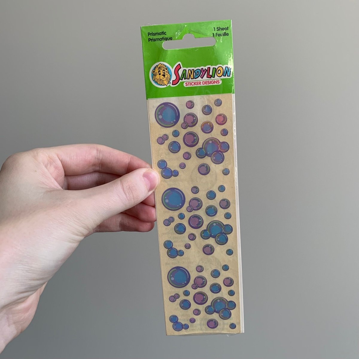 Vintage Sandylion Sealed Sticker Sheets Tools Stars Bubbles Money - Memorabilia - ThrowbackBuys - NostalgicEpisodes