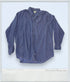 Vintage - Sears Men's Big & Tall Blue Cotton Button Up Shirt - Shirts - ThrowbackBuys - ThrowbackBuys