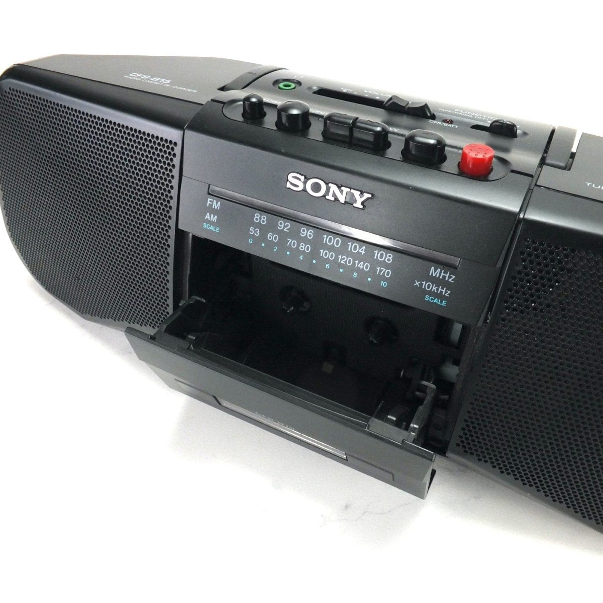 Vintage - Sony Boombox CFS - B15 AM/FM Cassette Player Recorder ~ New Belts Reconditioned - Home Audio Systems - ThrowbackBuys - WalkmanDude