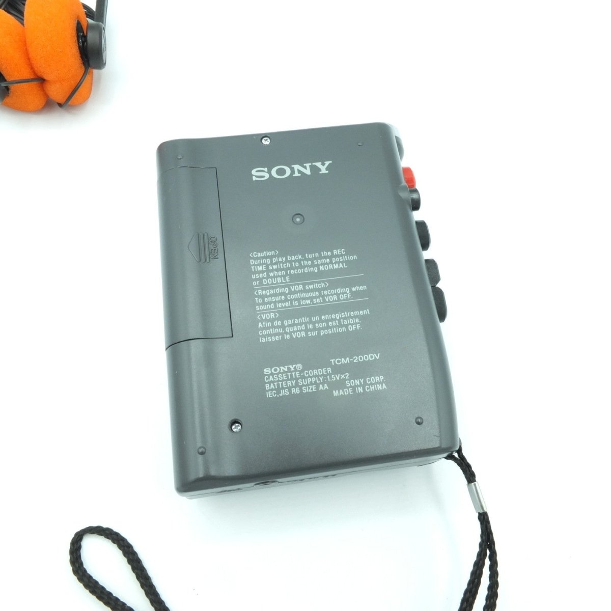 Vintage - Sony Walkman TCM - 200DV Cassette Recorder ~ New Drive Belts ~ Reconditioned! - Portable Audio - ThrowbackBuys - WalkmanDude