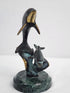 Vintage - SPI San Pacific International Mother Dolphin & Baby Brass/Marble Base Statue - Decor - ThrowbackBuys - ResellerDoor