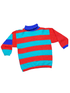 Vintage Striped Colorful Turtleneck Sweater - Sweaters - ThrowbackBuys - Shiznit