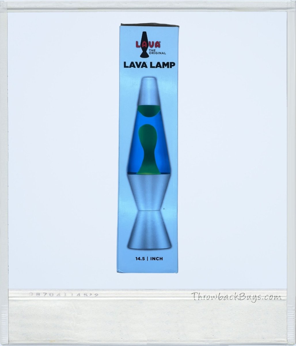 Vintage Style - Original Lava Lamp 14.5" Blue - Lighting - ThrowbackBuys - ThrowbackBuys
