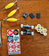 Vintage Tech Deck Skateboards Longboards Lot 8 Parts Rare 90s 00s Flip Dark Star - Collectible Toys - ThrowbackBuys - Ninelivesvintage